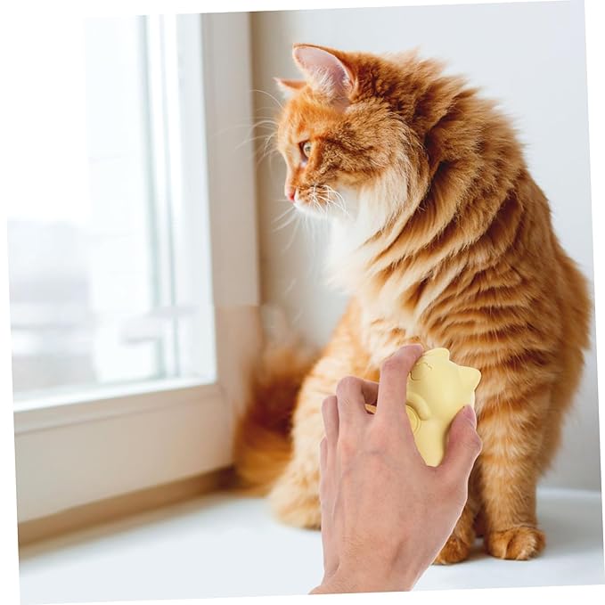 Rechargeable Cat Grooming Brush with Steam Technology Pet Hair Massage Cleaning Tool for Indoor Cats Gentle Bristles for Spa-like
