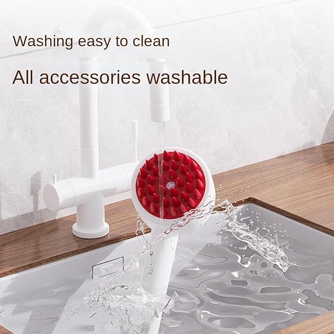 Pet Bath Brush | Cat Bathing Grooming Brush - Pet Spray Massage Comb | for Dogs Cats Puppy Kitten Bath Shower Wash