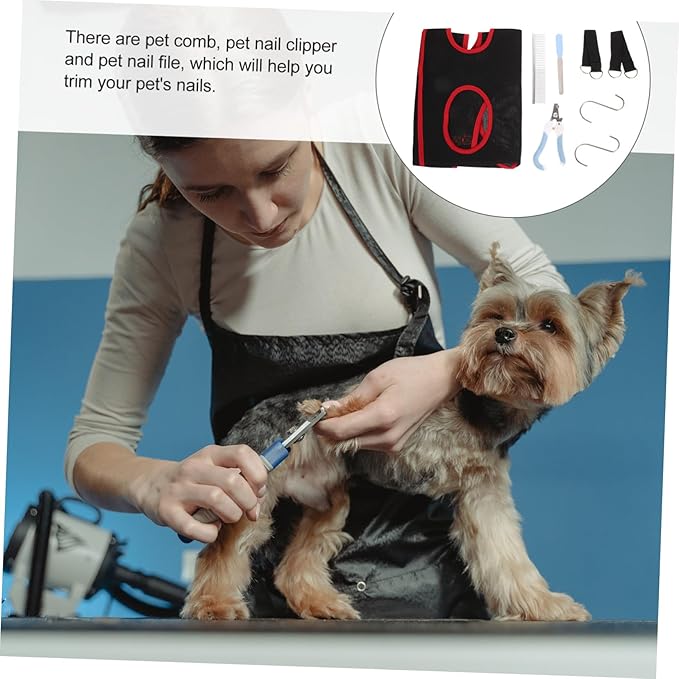 BESPORTBLE Nail Trimming Hammock for Pets Hanging Harness -Move Pet Shop Use Easy to Use Random