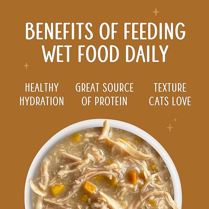 Weruva Senior Cat Food, Golden Moments Variety Pack, 5.5oz Can, Pack of 12