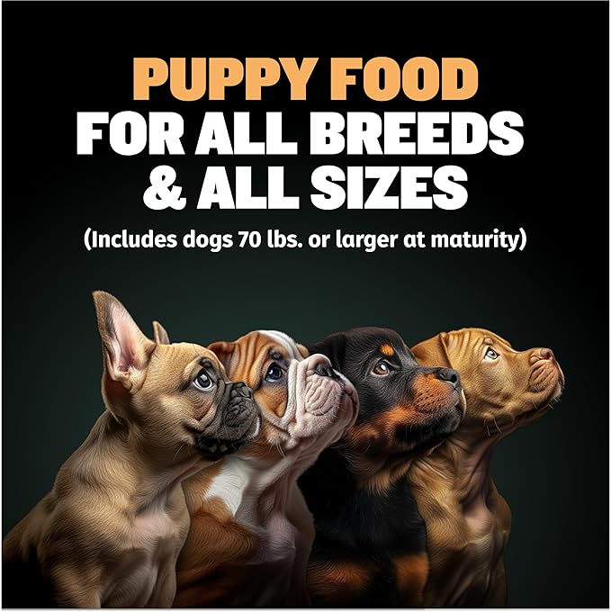 Bully Max Wet Puppy Food - Instant Fresh Dehydrated High Protein Soft Dog Food with Chicken - Healthy Growth for Small & Large Breed Puppies - 2 Dry Dog Food Pounds (Makes 5.5 lbs. of Wet Food)