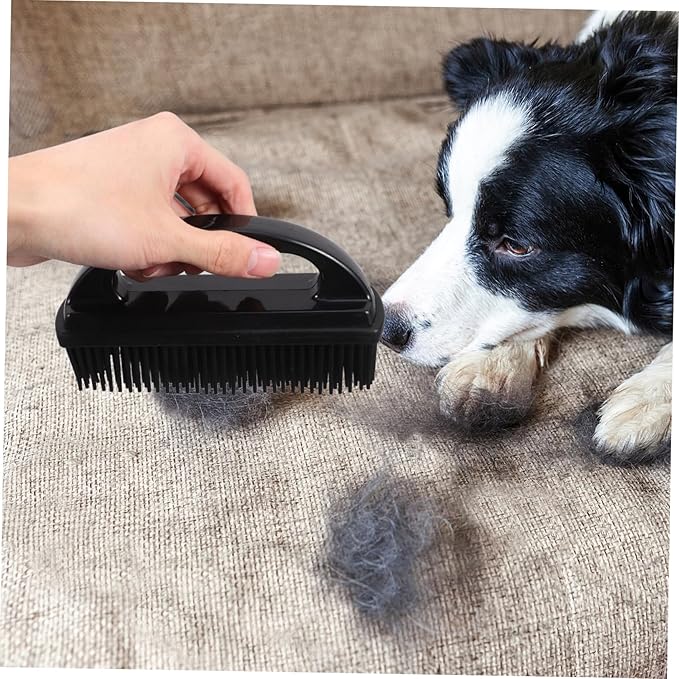 Silicone Pet Hair Defloating Brush for Efficient Cleaning of Beds Sofas Carpets and Car Seats Durable Easy to Clean for Dog and Cat Grooming
