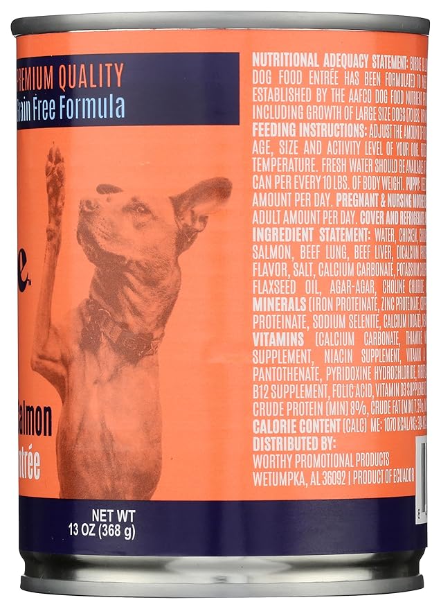 Birdie And Louie Food Wet Dog Chicken Salmon 13 OZ