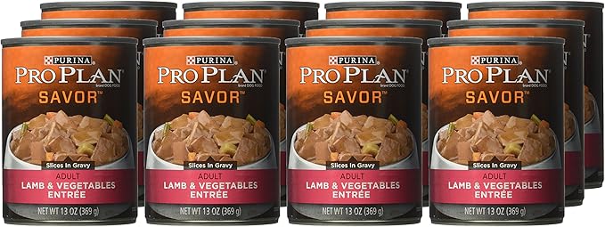 Purina Pro Plan Canned Adult Lamb And Veg Food, 13 Oz.