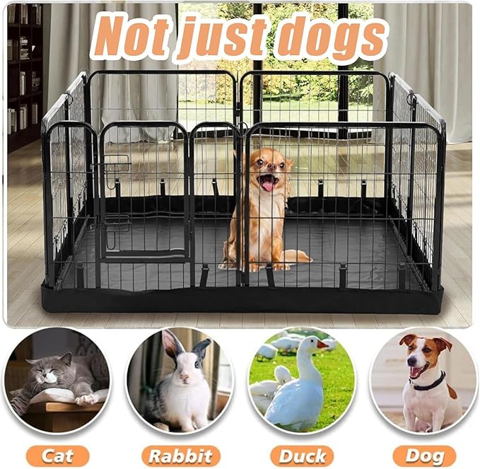 Cat Litter Training Pad - 460g Puppy Training Mats, Washable Dog Whelping Pad, Indoor Cat Fence Mat | Oxford Cloth Waterproof Mat for Puppy Pee, Playpen, Sofa, Bed, Car Trunk, and Home Use