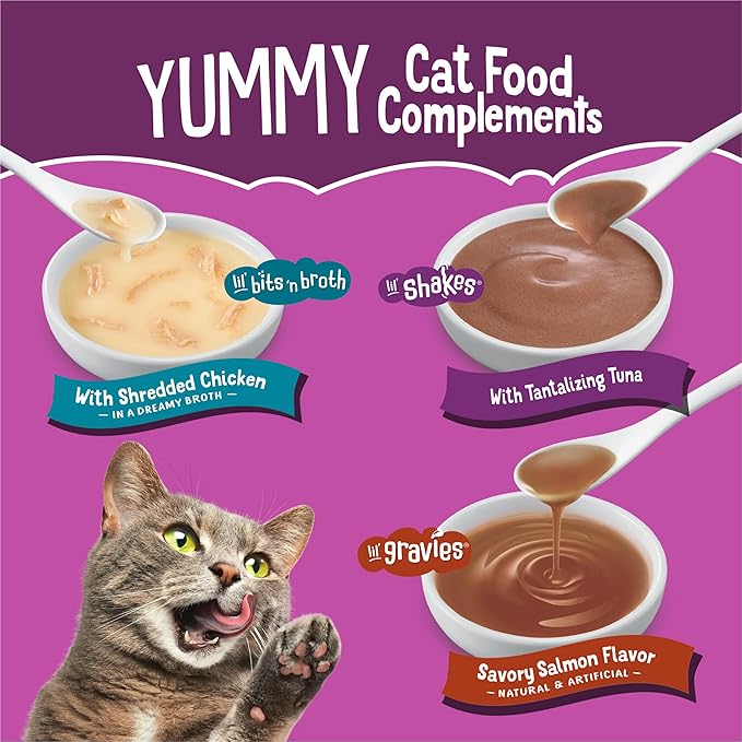 Purina Friskies Seafood and Poultry Faves Variety Pack Gravy Cat Food Complement - 24 ct. Box
