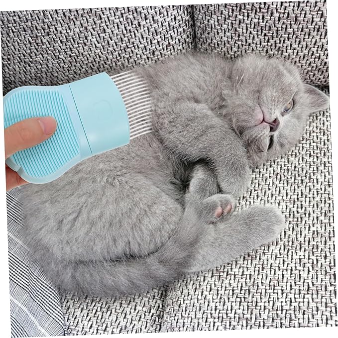 VICASKY PET Comb for Cats Adjustable Cat Grooming Brush Massage Function PET Hair Remover and Dematting Tool Ergonomic Design for Easy Use