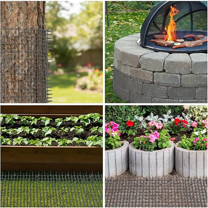 Petfolio 13ft Scat Mat for Cats - Cat Deterrent Mat, 78 inch x 11 inch PP Plastic Spikes is Effective for Cat Repellent Outdoor & Indoor. Pet Deterrent to Keep Cats Out of Yard Permanently