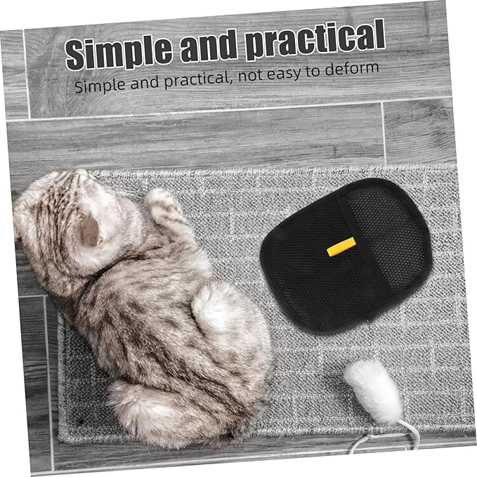 BESPORTBLE 2pcs Cat Grooming Mittens Dual Sided Pet Hair Removal Gloves for Efficient Shedding Cleaning Comfortable Fit for Cats Dogs Reusable Grooming Tool for Home Use