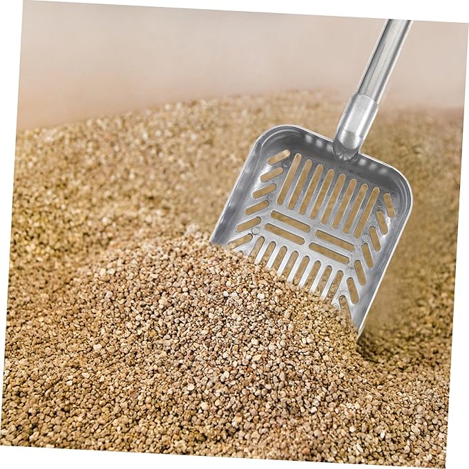 Sosoport Detachable Handle Cat Litter Scoop Easy Cleaning Shovel for Cat Poop Edges for Safe Use for Pet Owners Convenient Litter Cleanup Tool