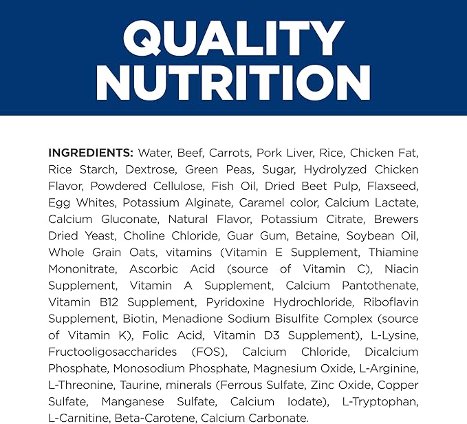 Hill's Prescription Diet k/d Kidney Care Wet Dog Food, Veterinary Diet, Beef & Vegetable Stew, 5.5 oz. Cans, 24-Pack