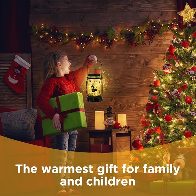 kyoryuger Dachshund Gifts for Women Dachshund Solar Lantern Outdoor Waterproof Hanging Solar Lights Dog Gifts Decorative Lanterns for Garden Decor,Patio,Lawn,Pathway,Yard for Women