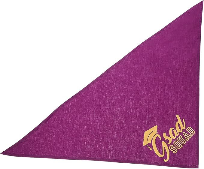 Graduation Dog Bandana Scarf 25-48cm Neck Size Decorative Puppy and Cat Pet Bandana for Photo Shoot and Party Supplies