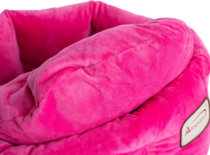 Armarkat C03CZH Cozy Pet Bed 15-Inch Diameter, Pink