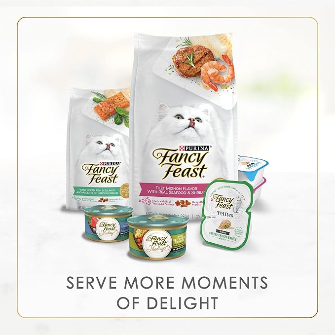 Purina Fancy Feast Gravy Lovers Ocean Whitefish and Tuna Feast Pate in Wet Cat Food Gravy - (Pack of 24) 3 oz. Cans