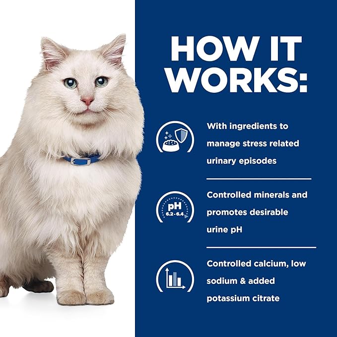 Hill's Prescription Diet c/d Multicare Stress Wet Cat Food, Vegetable & Tuna Stew, 2.9 oz. Cans, 24-Pack