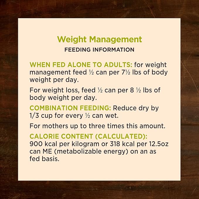 Wellness CORE Natural Wet Grain Free Canned Weight Management Dog Food, 12.5-Ounce Can (Pack of 12)