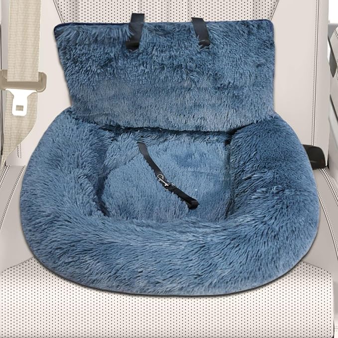 Dog Car Seat | Large Cat Car Seat Travel Cushion,Travel Bed Non-Slip Pet Cushion for Small Medium Large Puppy Kitten Vehicle Adventures Camping Road Trip Truck Vet Visit