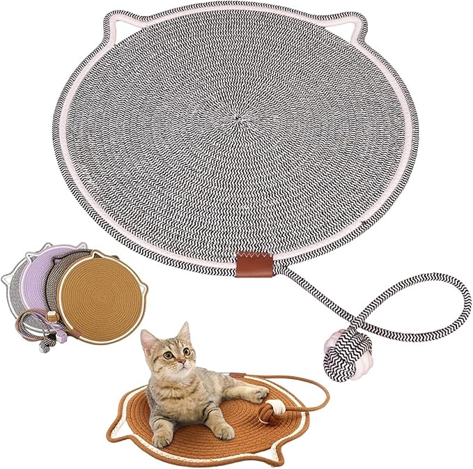 Pets Dual Scratching Pad, Cat Scratch Mats for Indoor Cats, Dual Scratching Pad for Cats, Scratching Pads for Indoor Cat(Color-A, 42cm-16IN)