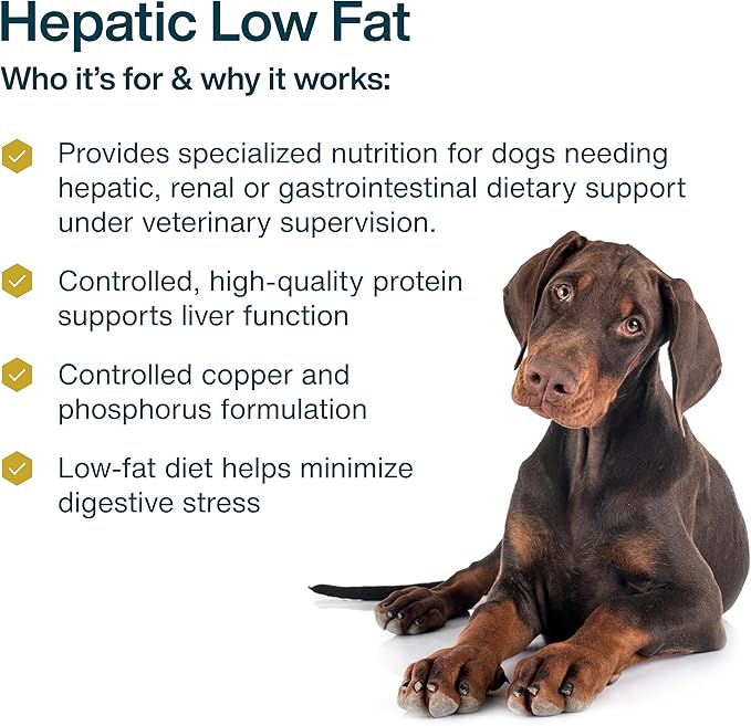 JustFoodForDogs Vet RX Pantry Fresh Prescription Dog Food, Human Grade, Vet Recommended Fresh Pet Meal or Topper, Limited Ingredient, Prescription Diet, Hepatic Support Low Protein, 12.5oz- 12 Pack