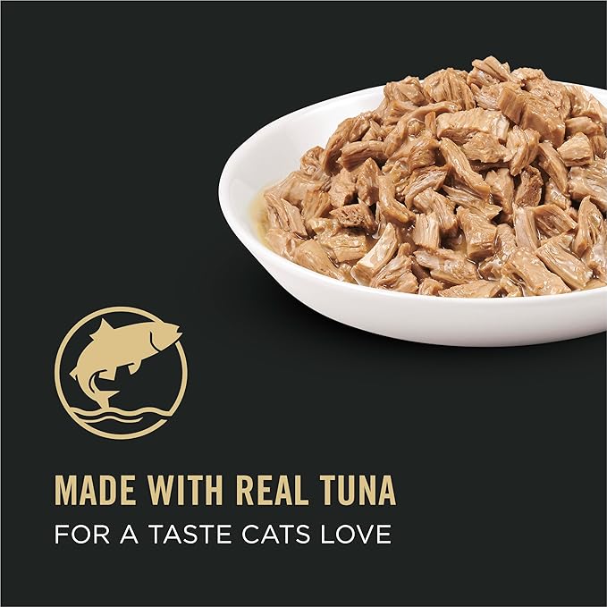 Purina Pro Plan High Protein Wet Cat Food, Complete Essentials Tuna Entree in Sauce - 3 oz. Pull-Top Can - (Pack of 24) 3 oz. Pull-Top Cans