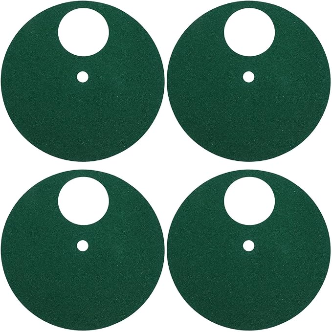 4pcs Dog Nail Care Replacement Sandpaper Pads, Adhesive Grit Sandpaper for Pet Scratch Boards, Cat Claw File, Trim & Grooming Supplies Green