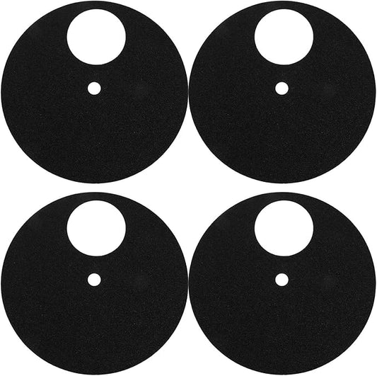4pcs Dog Nail Care Replacement Sandpaper Pads, Adhesive Grit Sandpaper for Pet Scratch Boards, Cat Claw File, Trim & Grooming Supplies Black