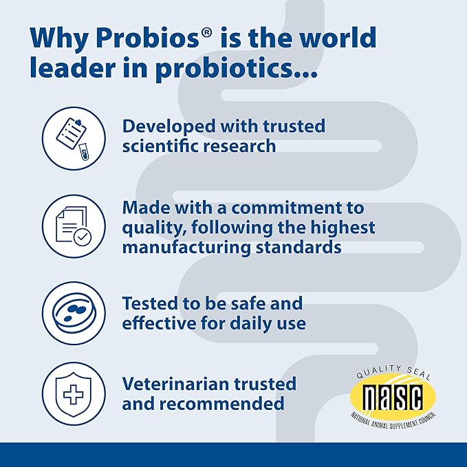 Probios Probiocin Oral Pet Gel for Dogs and Cats, Probiotic Supplement for Digestive & Immune Support, 15 g Tube (Pack of 2)