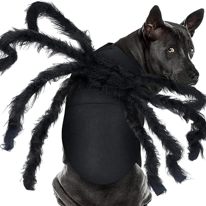 Pet Costume Dark Funny Spiders Animal Cosplay Dress Accessories Halloween Supplies Cosplay Furry Costume