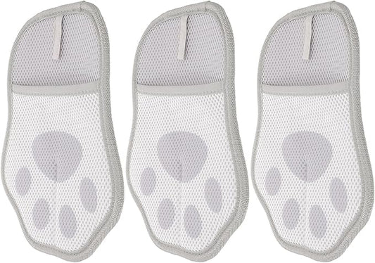 VANZACK 3pcs Pet Grooming Gloves Hair Remover Mitts Electrostatic Static Pet Hair Catcher for Dog Cat Bathing Brushing Fur Cleaning