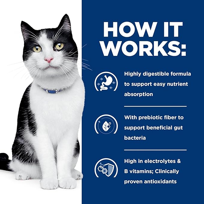 Hill's Prescription Diet i/d Digestive Care with Chicken Wet Cat Food, Veterinary Diet, 5.5 oz. Cans, 24-Pack