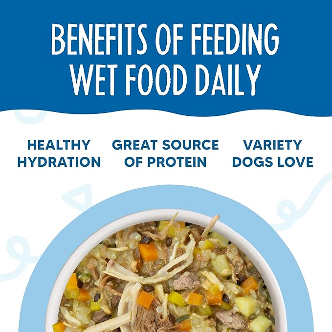 Weruva Meals 'n More Wet Dog Food, Doggie Duo Trial Variety Pack, 3.5oz Cup, Pack of 4