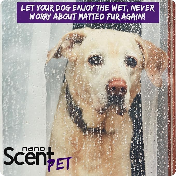 Pet Fur Detangler and Conditioner, Leave-in Conditioner with Long-Lasting Nano Scent for Effortless Grooming and Freshness, Spray After a Bath, Swim, Rain or Snow, Works All Day (50mL)