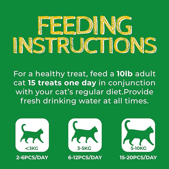 Just Try 13.4 OZ Cat Grass Treats Hairball Control + 7.05 oz Freeze Dried Chicken Cat & Dog Treats Raw Single Ingredient Food Topper