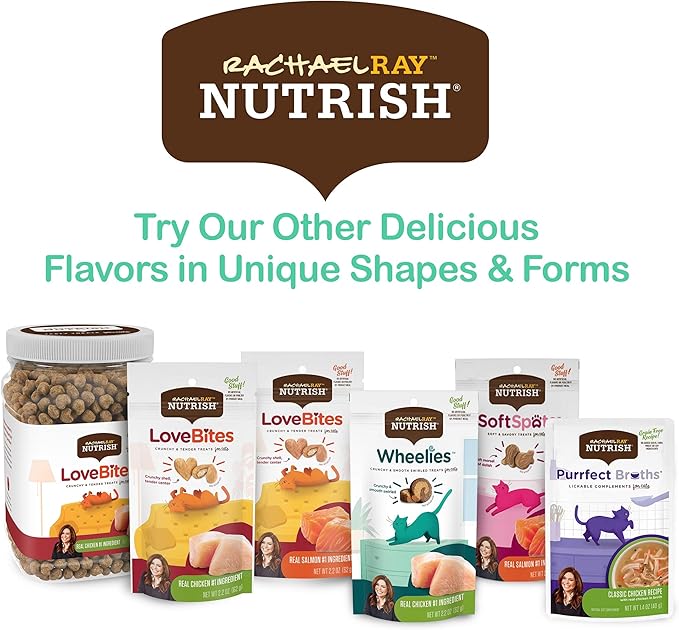 Nutrish Rachael Ray Purrfect Broths Wet Cat Food, Variety Pack, 1.4 Ounce Pouch, Grain Free, (Pack of 48)