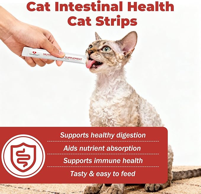 Probiotics for Cats & Digestive Support Gel – Cat Probiotic with Prebiotics, Taurine & Papain – Supports Gut Balance, Digestive Support & Immune Health – for Kittens & Adult Cats, Constipation Relief