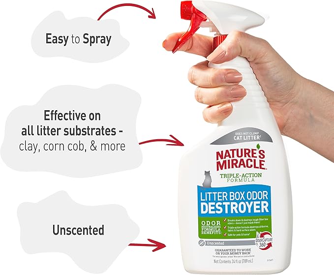 Nature's Miracle Litter Box Odor Destroyers (Pack of 2)
