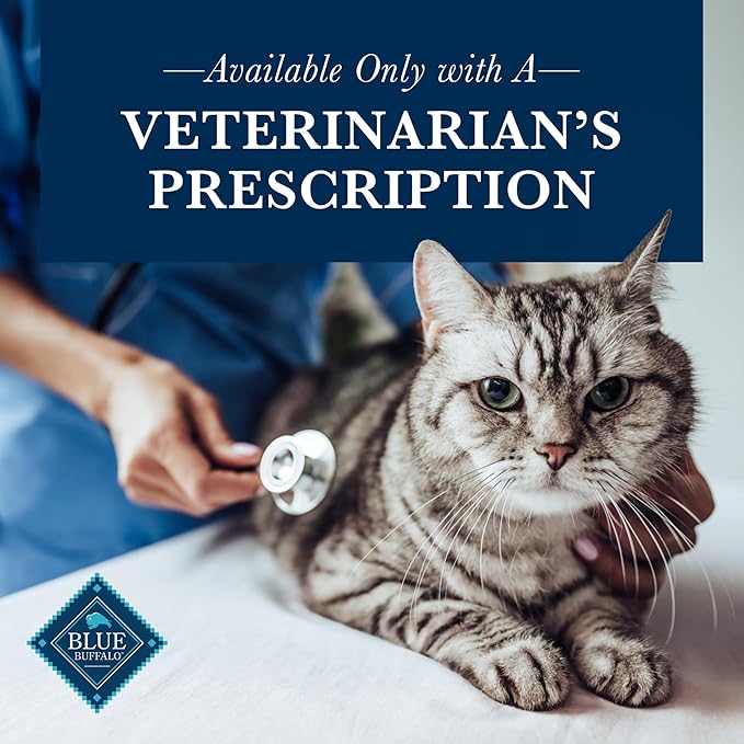 Blue Buffalo Natural Veterinary Diet W+U Weight Management + Urinary Care Wet Cat Food, Veterinarian's Prescription Required, Chicken, 5.5-oz. Cans (24 Count)