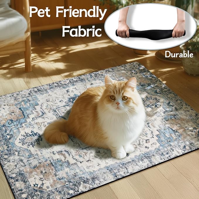 Dog Food Mats for Floors Absorbent, Non-Slip Quick Dry Dog Mat for Food and Water, Cat Pet Food Mat Pet Supplies