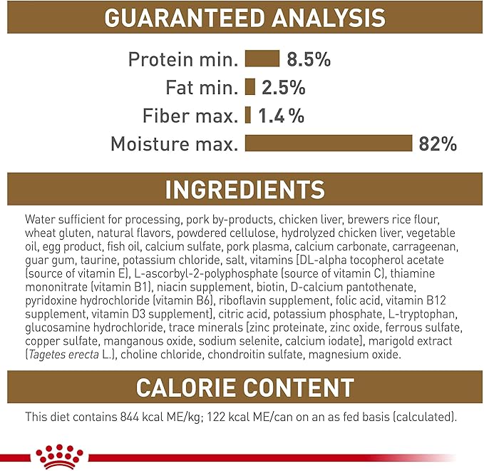Royal Canin Feline Health Nutrition Aging 12+ Senior Loaf in Sauce Cat Food, 5.1 oz (Pack of 24)
