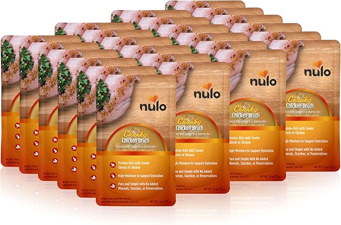 Nulo Freestyle Cat & Kitten Wet Cat Food Broth, Premium All Natural Grain-Free Cat Food Topper with No Added Minerals or Preservatives and High Animal-Based Protein