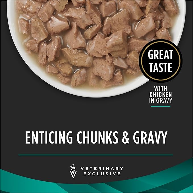 Pro Plan Veterinary Diets Purina EN Gastroenteric Feline Formula Savory Selects in Sauce with Chicken Wet Cat Food - (Pack of 24) 5.5 oz. Cans