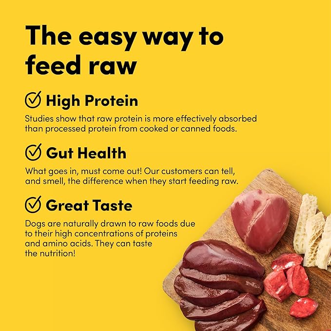 Raw100 Freeze-Dried Beef Organs Dog Food, Meal or Mixer, High Protein, Complete and Balanced, No Corn or Wheat, 4oz