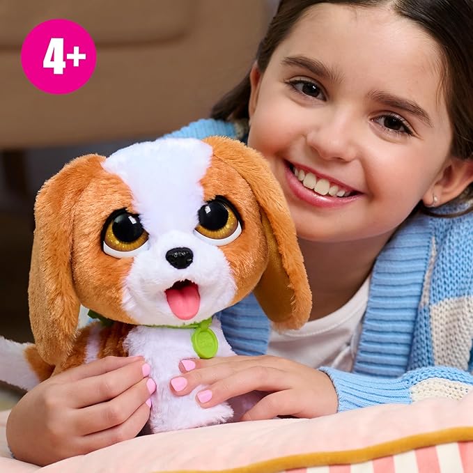 furReal Poop-a-Lots Cavalier King Charles Spaniel, Interactive Toy, for Boys and Girls, Ages 4 and Up, Kids Toys for Ages 4 Up by Just Play