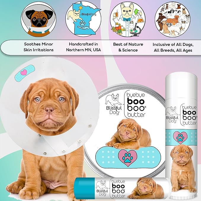 The Blissful Dog 4 oz TIN Dogue De Bordeaux Booboo Butter