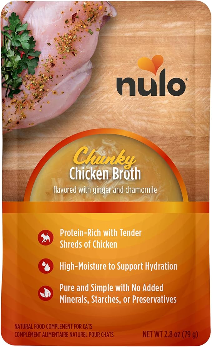 Nulo Freestyle Cat & Kitten Wet Cat Food Broth, Premium All Natural Grain-Free Cat Food Topper with No Added Minerals or Preservatives and High Animal-Based Protein