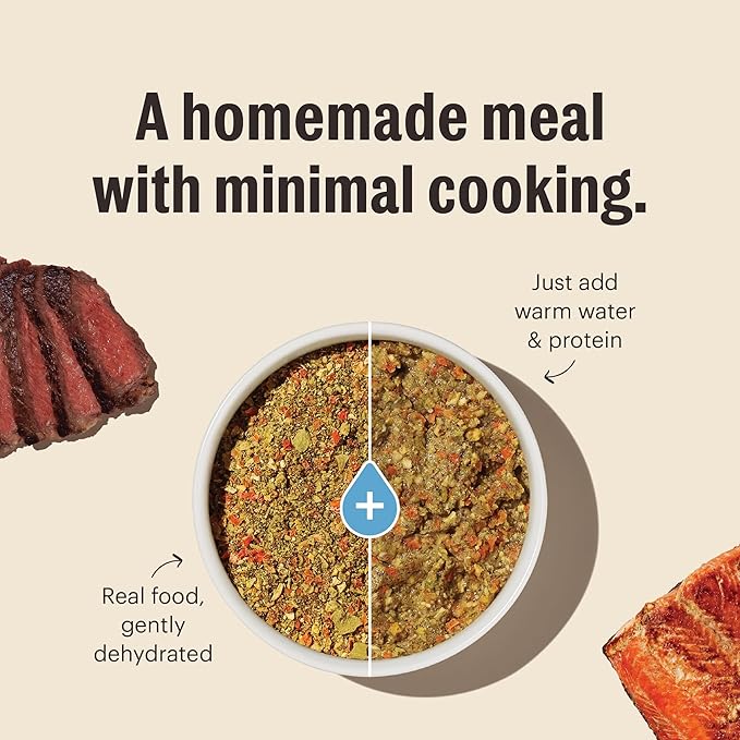 The Honest Kitchen Human Grade Wholemade™ Dehydrated Grain Free Fruit & Veggie Base Mix Dog Food (Just Add Protein), 3 lb Box