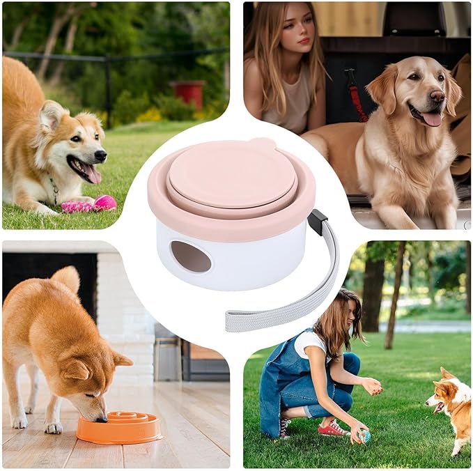 Portable Dog Accessories, Feeder Dish Puppy Bowls, Pet Feeding Station for Puppies Dogs and Kittens, Cat Bowl, Pet Supplies, Cat Feeder, Indoor Outdoor Feeding Kitten Bowls