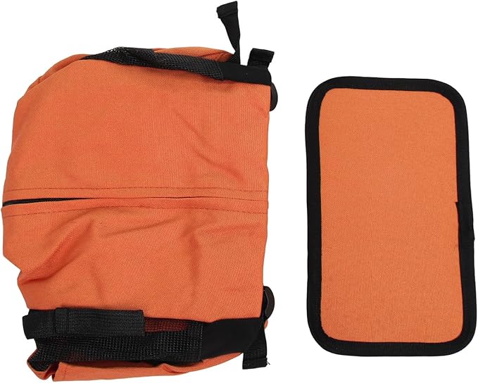 Zerodis Pet Carrier Backpack Front Back with Ventilated Mesh Hands Free for Travel Outdoor Hiking Cycling Cat Dog Supplies (Orange)
