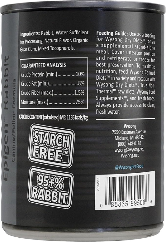 Wysong Epigen™ Rabbit Canned Dog & Cat Food